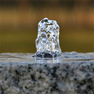 LED Beleuchtung am Wasserauslass