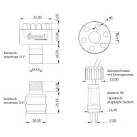 Solar Springbrunnenpumpe Set NASP4-S mit Akku